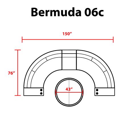 Bermuda 6 Piece Outdoor Wicker Patio Furniture Set 06c
