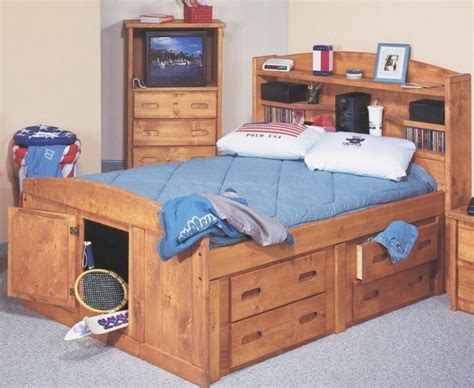 Twin Captains Beds with Storage - Foter