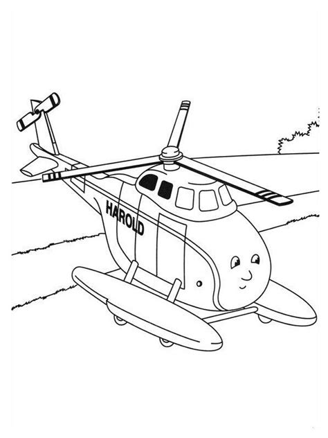 colouring page Helicopter harold | coloringpage.ca