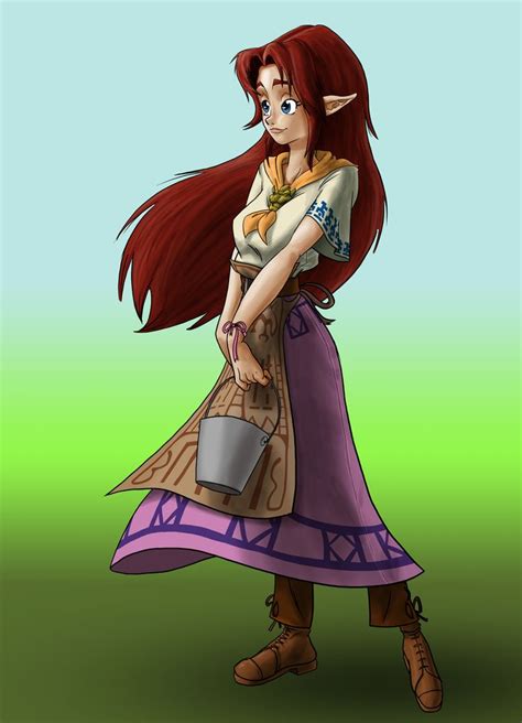 Malon.png (984×1365) | Legend of zelda characters, Zelda characters ...