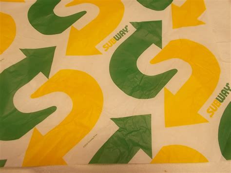 Subway Sandwich Wrapper