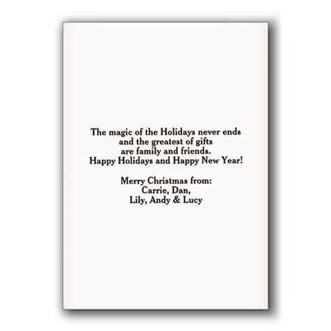 Holiday Wishes Personalized Christmas Cards | Gifts For You Now