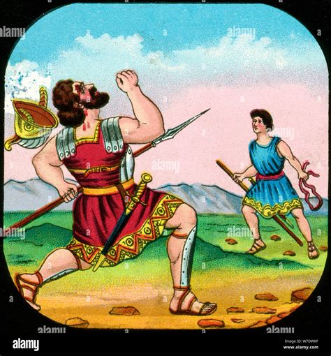 David killing goliath hi-res stock photography and images - Alamy