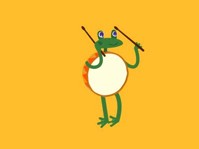 Animated Dancing Frog