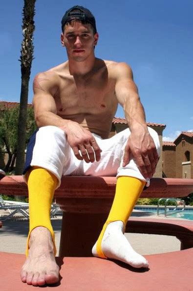 Straight Jock Feet: Baseball Jock Stud feet...