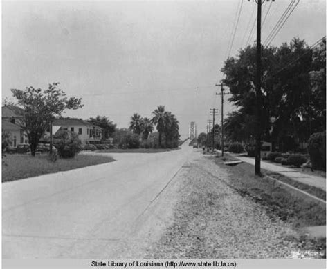 Morgan City, Louisiana - Road to new bridge. Morgan City Louisiana, Mississippi State, Vintage ...