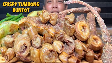 Crispy Tumbong at Buntot ng Baboy Mukbang Asmr | Filipino Food ...