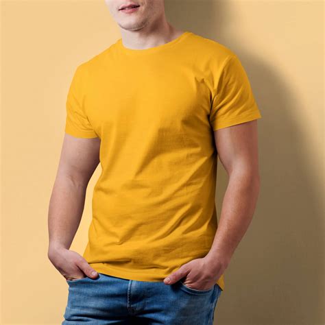 Mustard Yellow Tee Shirt – denspatinderhand