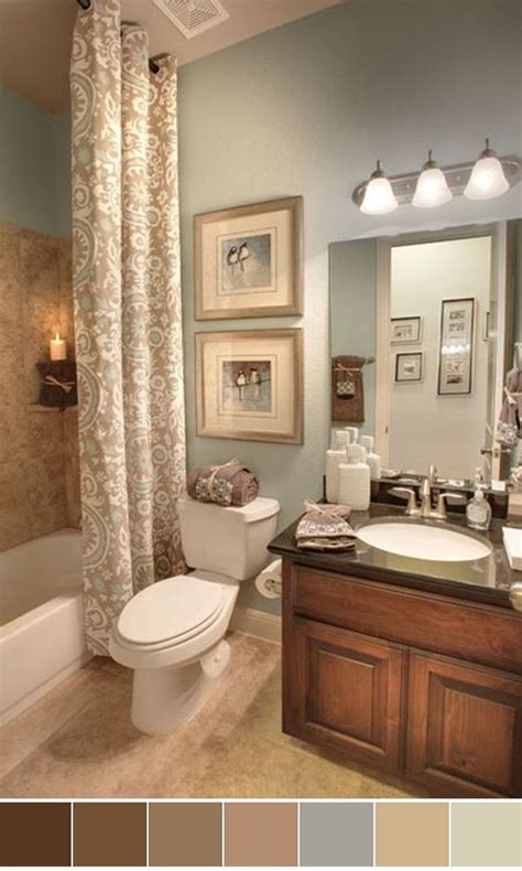 Best 25+ Bathroom color schemes ideas on Pinterest | Guest bathroom colors, Small bathroom ...