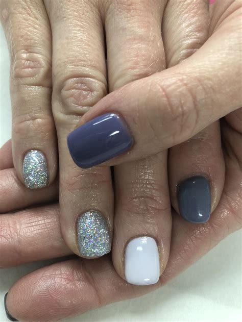 Custom colors lavender, sparkles & grey purple Gel Nails | Gel nails, Nails, Gel nail designs