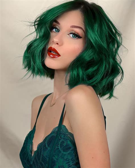 Dark Forest Green Hair / Shop Mayvenn | Hair styles, Green hair, Black ...