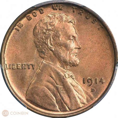 1914 D Wheat Penny Values, Key Dates, Errors, & (Price Chart) | CoinBin.com