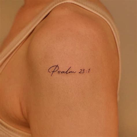 Psalm 23 Tattoo Designs