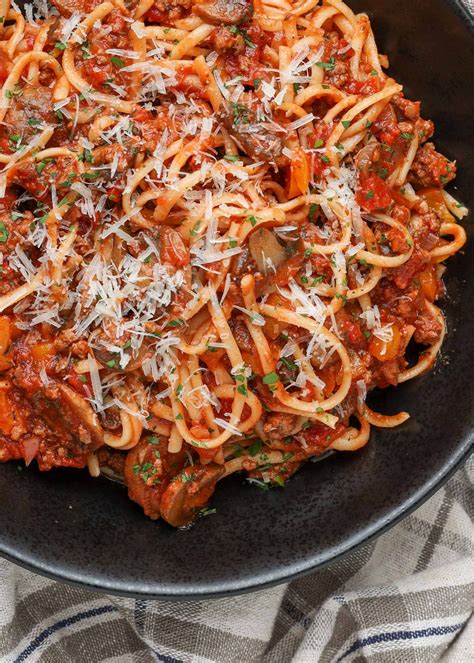 Mushroom Spaghetti Sauce - Vegetable Recipes
