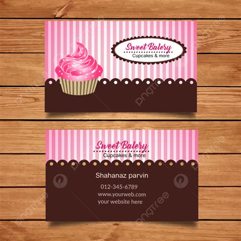 Cake Business Cards Templates Free