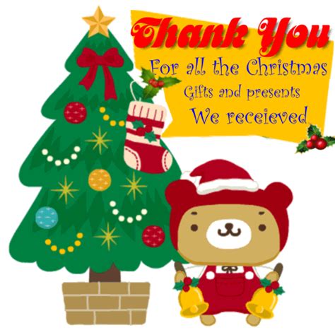 My Christmas Thank You Card. Free Thank You eCards, Greeting Cards ...