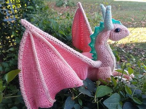Add-On Dragon: Epic Extra Large Wings | Crochet amigurumi, Crochet dragon, Crochet patterns