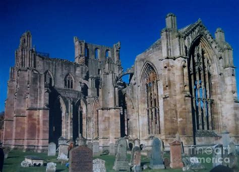 Melrose Abbey Scotland Photograph by Tim Townsend - Fine Art America