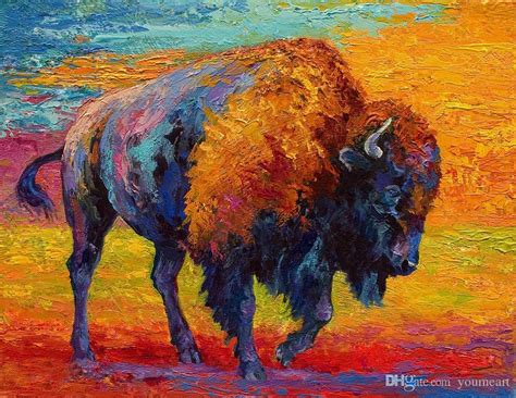 Buffalo Oil Painting at PaintingValley.com | Explore collection of ...