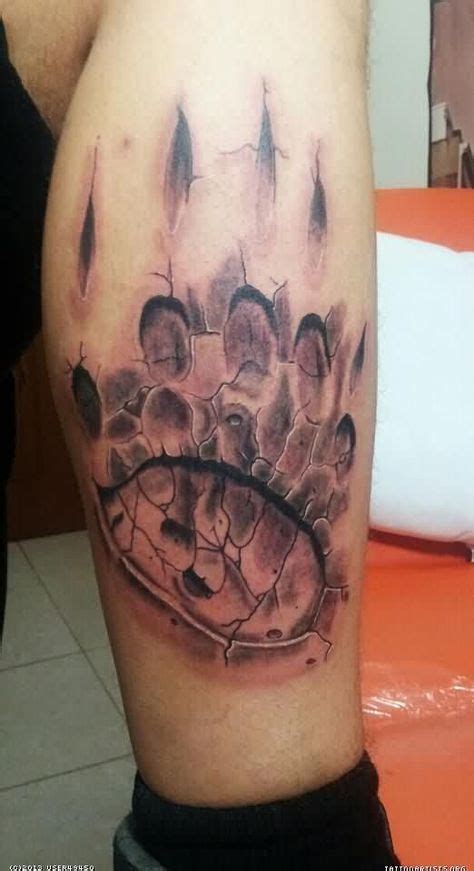 19 Lion Paw Tattoo On Thigh ideas | paw tattoo, lion paw, thigh tattoo