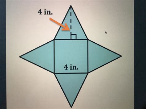 Area For Square Pyramid