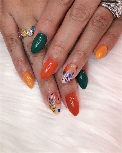 30+ Orange Fall Nails: The Perfect Seasonal Manicure Update - Nail ...