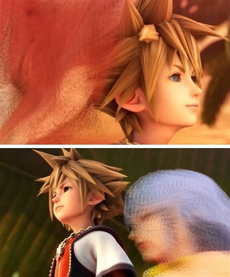 two different images of the same character in final fantasy