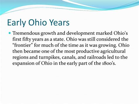 PPT - The History Of Ohio PowerPoint Presentation, free download - ID:2180578