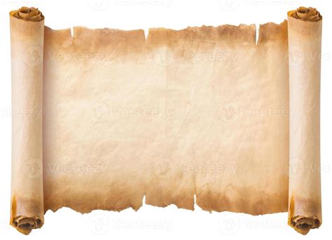 old parchment paper scroll sheet vintage aged or texture isolated on white background 8947017 ...