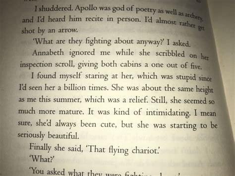 "She was starting to be seriously beautiful." Love this part soooo much | Percy jackson annabeth ...