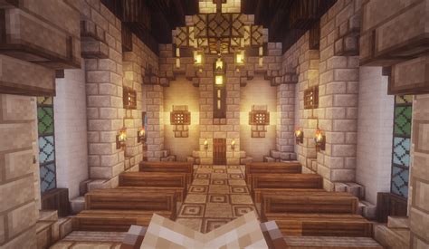 Minecraft Church Inside