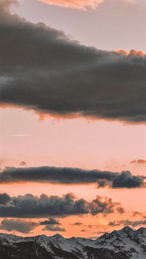 Download Wallpaper 1350x2400 Clouds Sky Sunset Porous - vrogue.co
