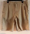 Old Navy Mens Lived-In Straight Shorts Size 36 10” Inseam At The Knee Tan Khaki | eBay