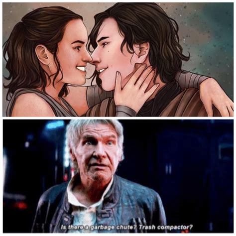 Me when I see Reylo fanart : starwarsmemes