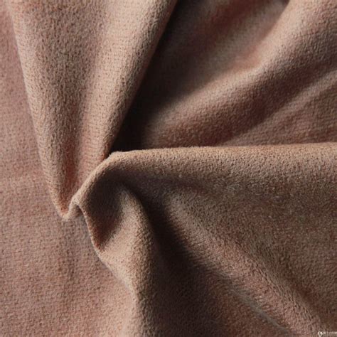 Polyester micro faux warp suede fabric brushed 220 gsm