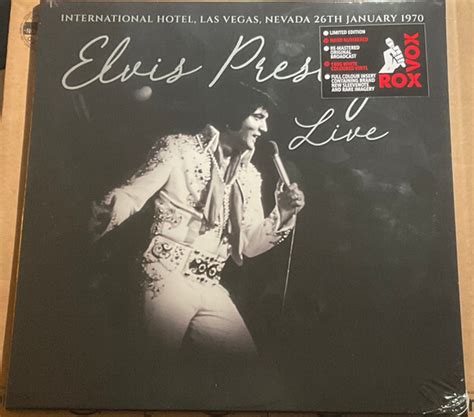 Elvis Presley Live International Hotel Las Vegas Nevada 26th Jan 1970 ...