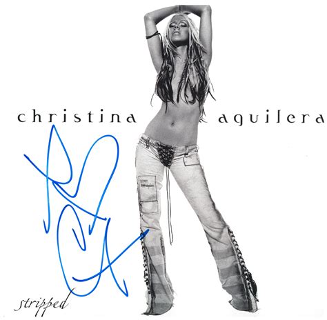 √ Christina Aguilera Autograph