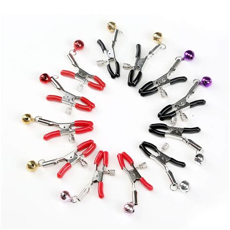 Nipple Clamps Sex Products for Couples Adult Game Toys Electric Shock Nipple Clamps Electrical ...