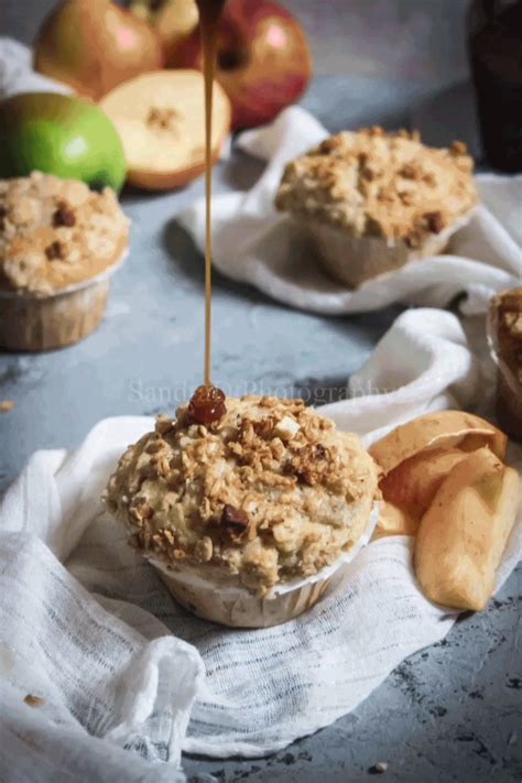 Crumb-Muffins aux Pommes