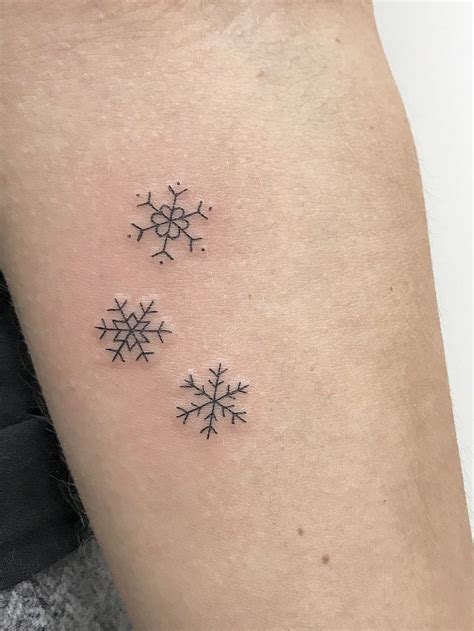 Snowflake tattoo | Snow flake tattoo, Tattoo designs men, Tiny tattoos