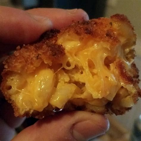 Deep fried mac and cheese wrapped in bacon - mserlbasics