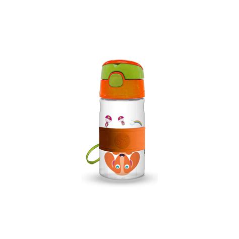 Oops Kids Transparent Water Bottle Tritan With Straw 400Ml City X30 ...
