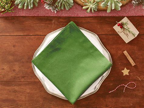 Publix DIY Christmas Tree Napkins Christmas Tree Napkin Fold, How To Make Christmas Tree ...