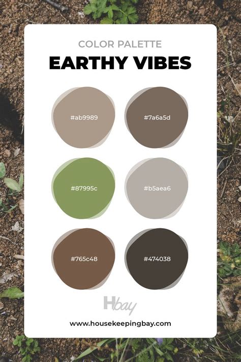 Earthy Vibes Color Palette Gray Color Palette Living Room, House Color Palettes, Brown Color ...