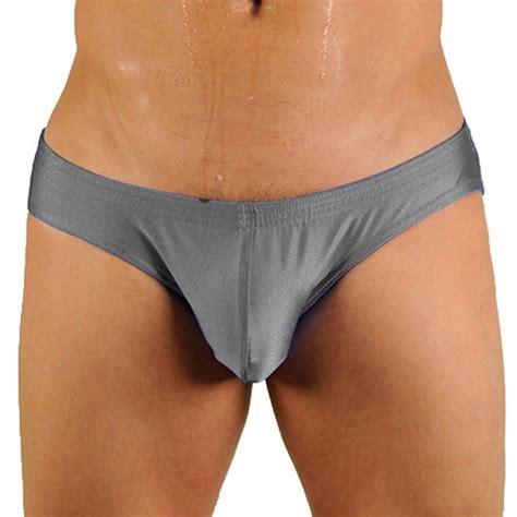 Mens Solid Contour Pouch Bikini Swimsuit By Gary Majdell Sport | eBay