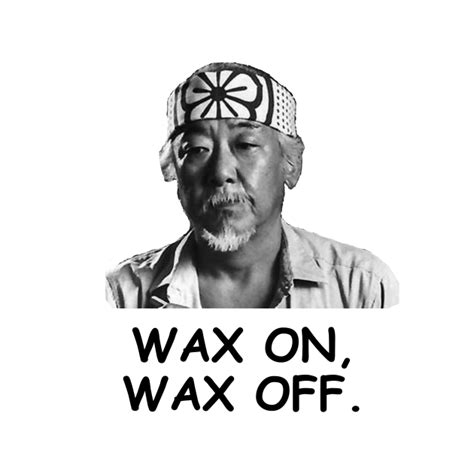 Wax on wax off - Karate Kid - T-Shirt | TeePublic