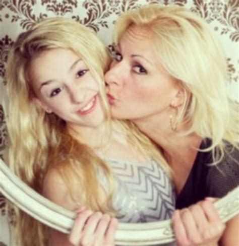 Christi and Chloe Lukasiak at Melissa's wedding