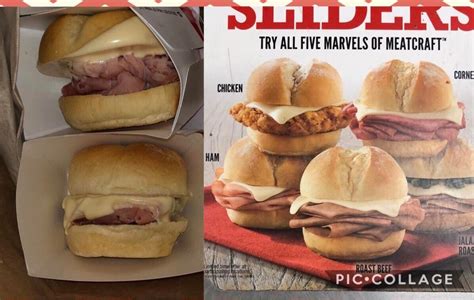 Arby’s mini sliders with less meat coming out the edge, but still does ...