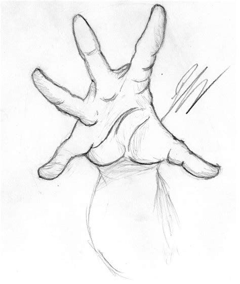 Drawing Of A Hand Reaching at GetDrawings | Free download