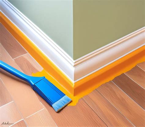 Paint Your Baseboards Without The Mess - Our Tape-Free Brush Technique Guide - MisDesigns.com